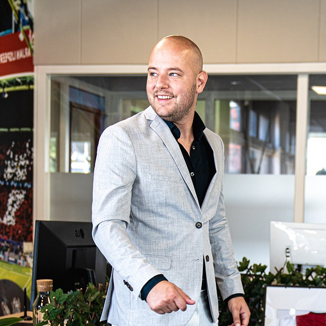 Jimmy Musters, marketingadviseur in Almelo